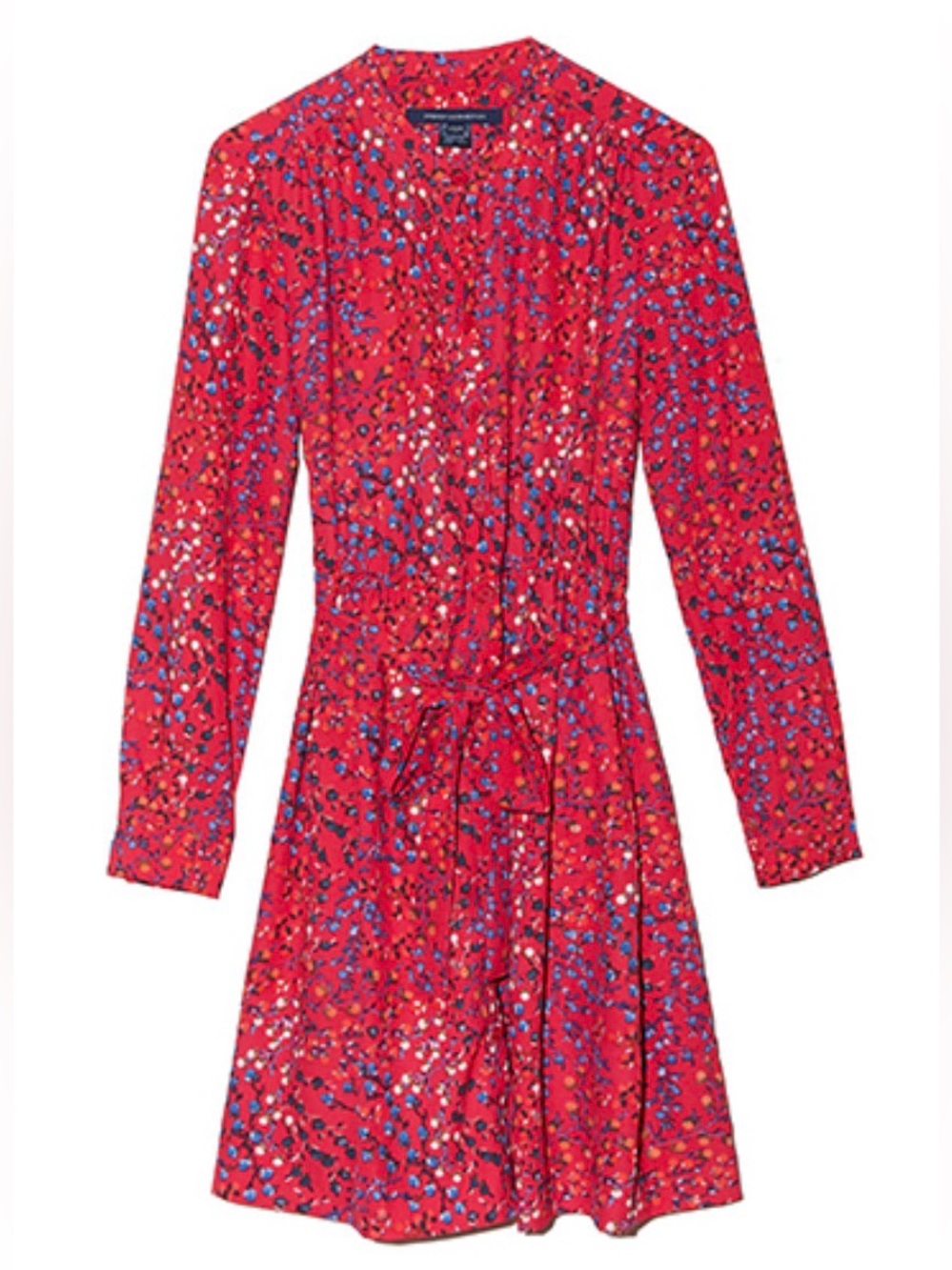 FRENCH CONNECTION Aubine Fluid Short Shirt Dress in Raspberry Size 8 - C47-019